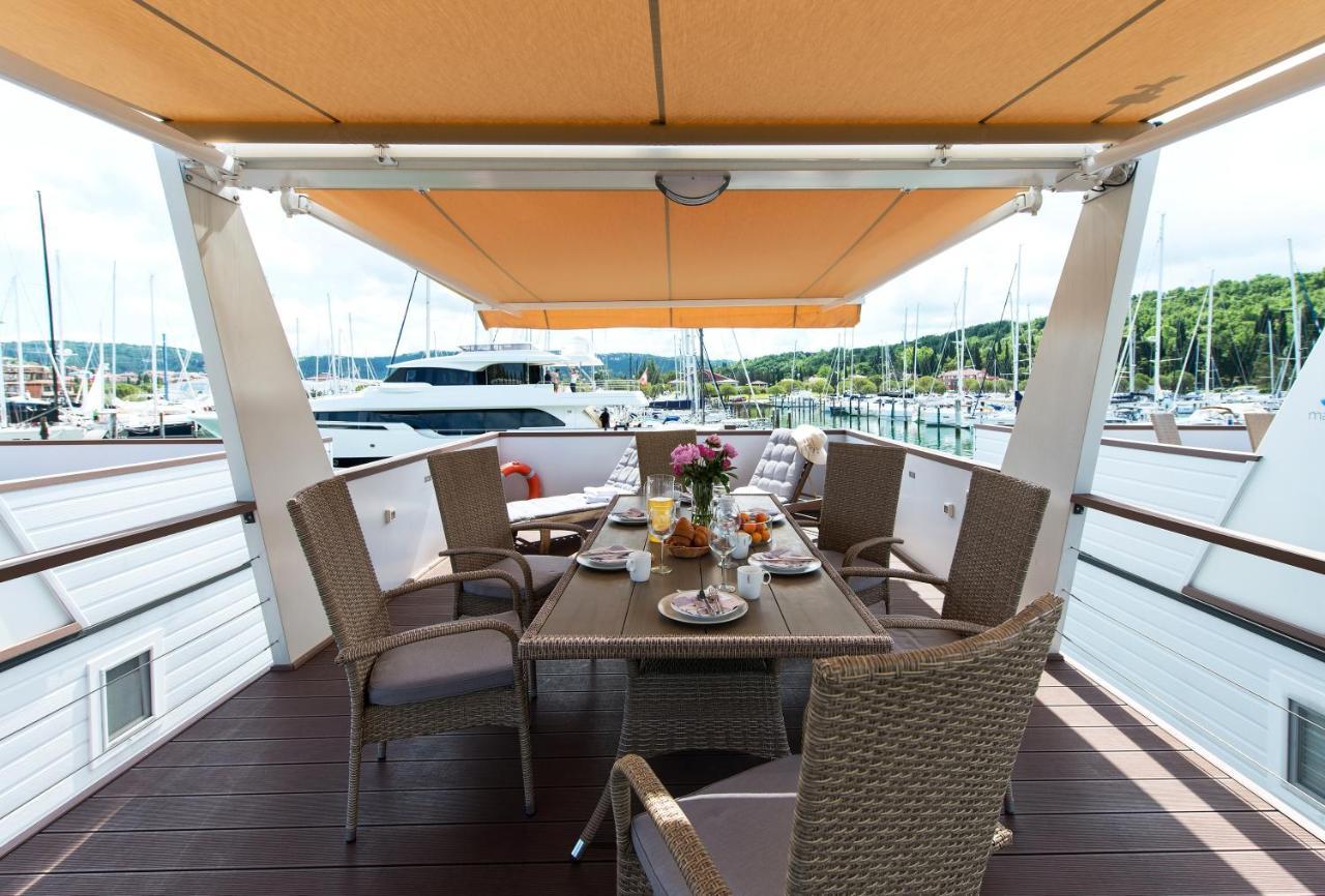 Вілла Marina Luxury Houseboat Olive Порторож Екстер'єр фото